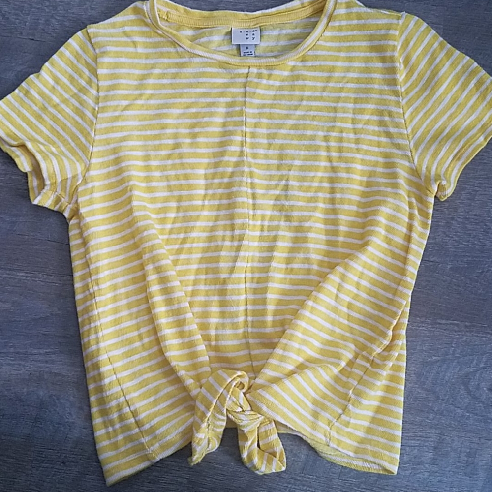 A New Day Front Tie Shirt